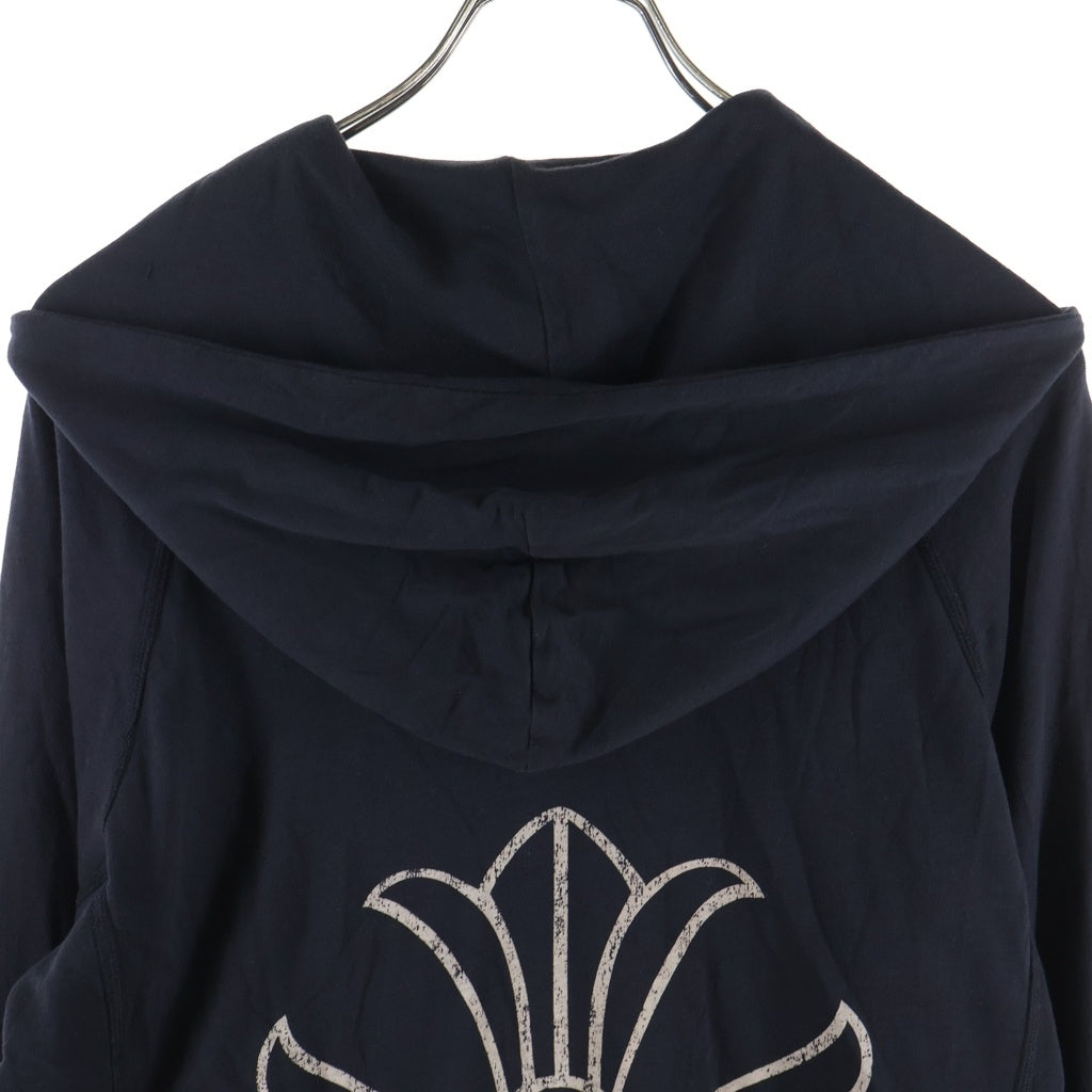 CHROME HEARTS(クロムハーツ) OLD SWTSHRT HD ZIP CHプラスプリントパーカー ブラック/ベージュ