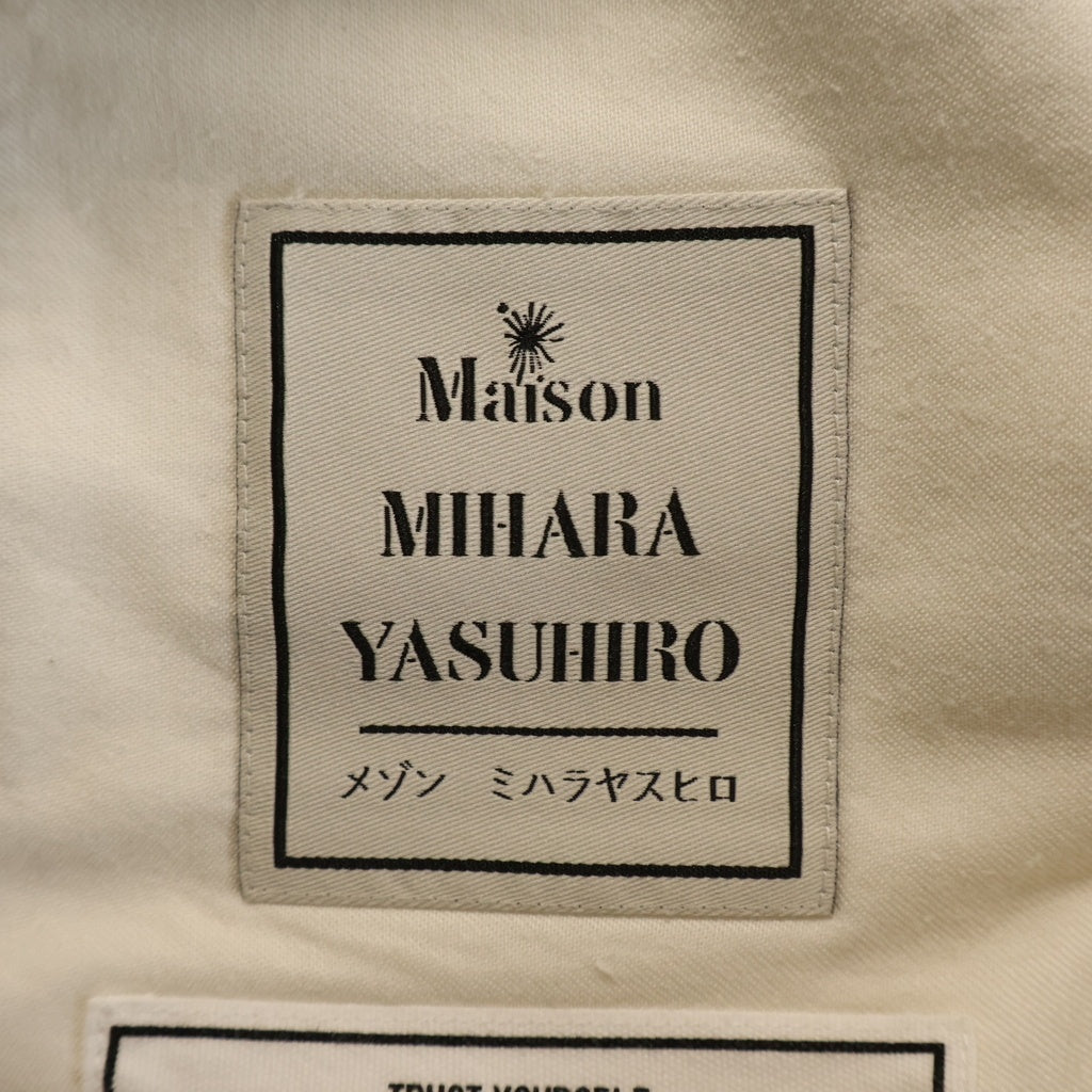 MAISON MIHARAYASUHIRO(メゾンミハラヤスヒロ) 26SS KIDS STICKER SHORTS J16SP733 総柄スウェット ショートパンツ ベージュ