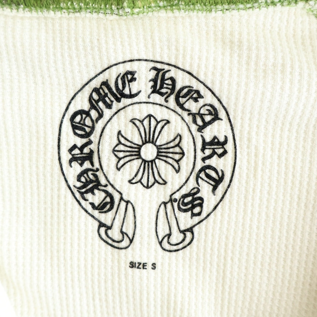 CHROME HEARTS(クロムハーツ) OLD THRML SWTSHRT HD ZIP CH PLUS 袖CHプラスプリント ジップアップ パーカー カモフラージュ/イエロー