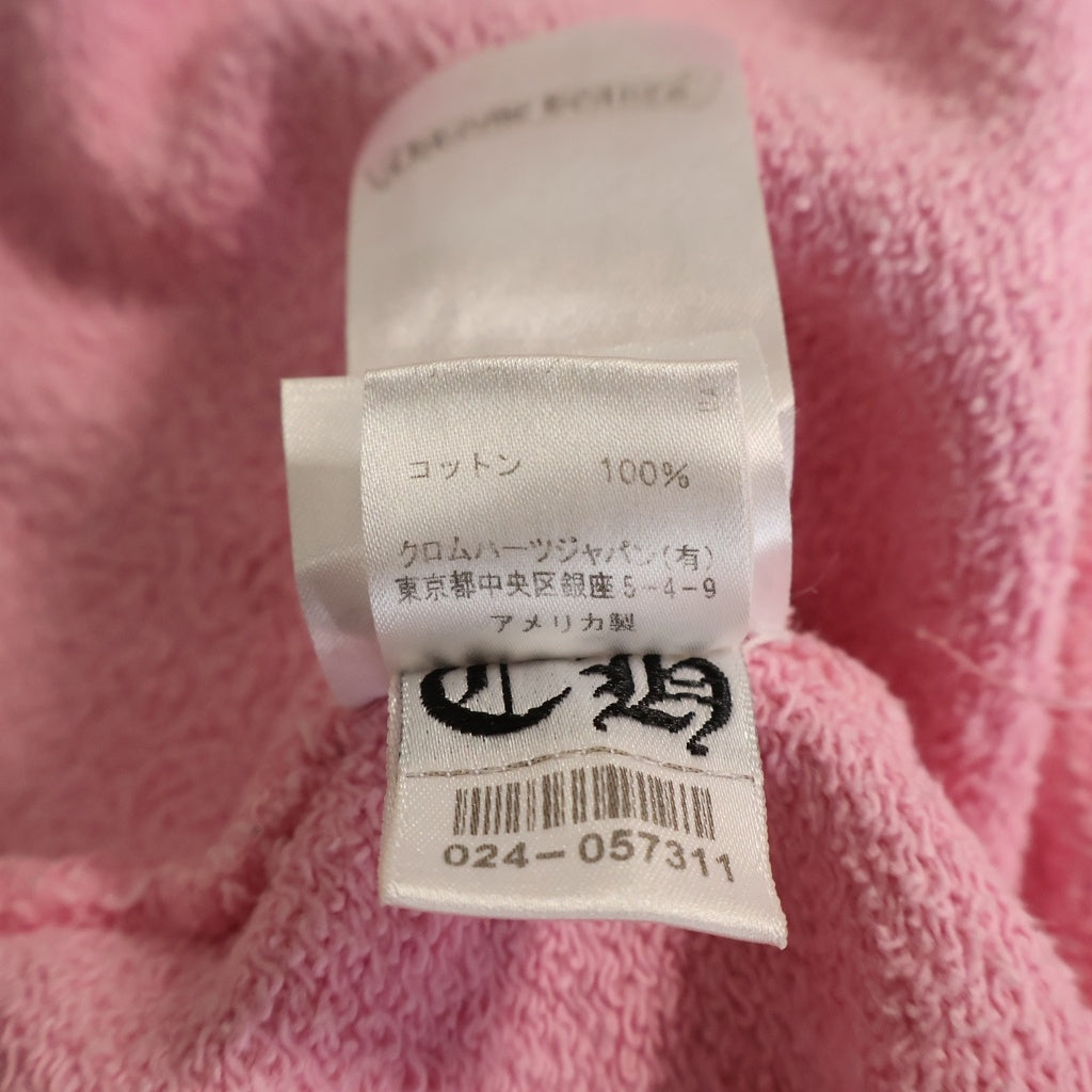 CHROME HEARTS(クロムハーツ) PPO VANITY AFFAIR HD PLVR MATTY BOYバックプリントクルーネックスウェット ピンク/ブラック