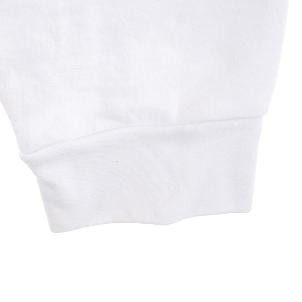 CHROME HEARTS(クロムハーツ) SWTSHRT PLVR 袖フローラルバックホースシュープリントスウェット ホワイト