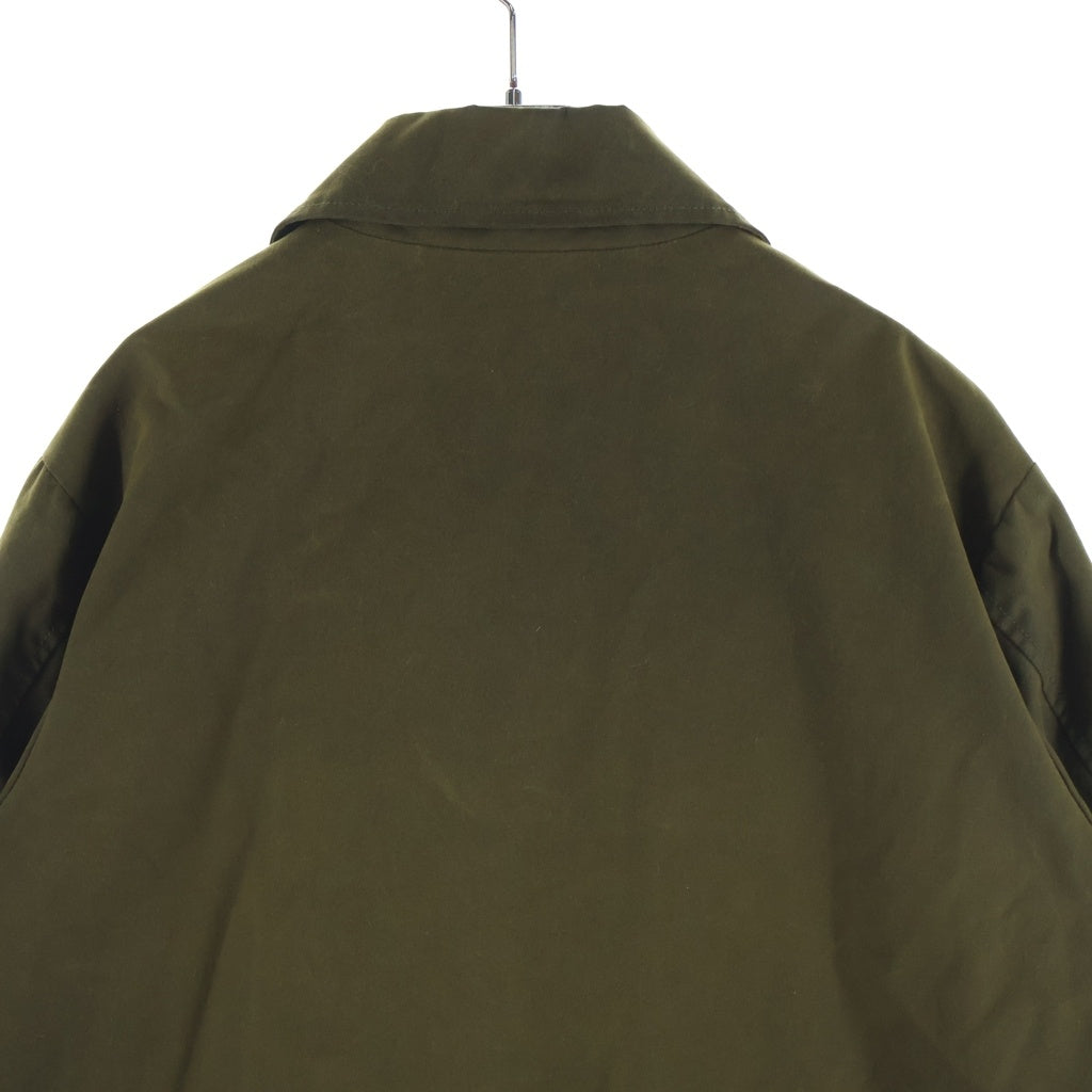 CHROME HEARTS(クロムハーツ) KOREA LTD OIL LEATHER JACKET クロスボールボタンオイルレザーコート 韓国限定 カーキ