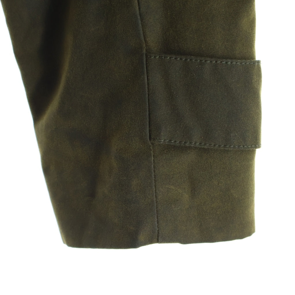 CHROME HEARTS(クロムハーツ) KOREA LTD OIL LEATHER JACKET クロスボールボタンオイルレザーコート 韓国限定 カーキ