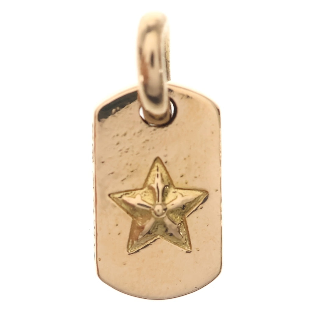 CHROME HEARTS(クロムハーツ) 22K DT TNY STAR タイニードッグタグスター ゴールドネックレストップ
