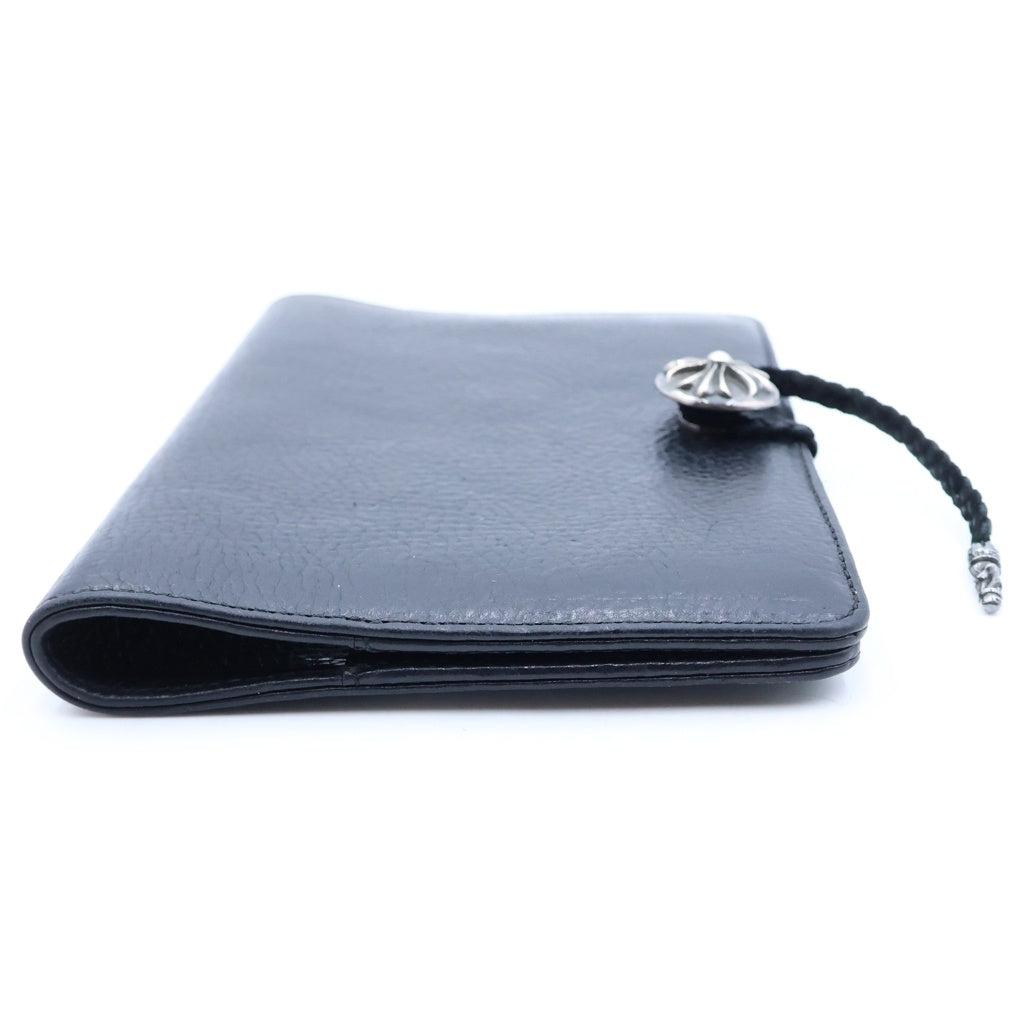 CHROME HEARTS(クロムハーツ) AGENDA COVER アジェンダカバー クロスボールレザー手帳カバー ブラック