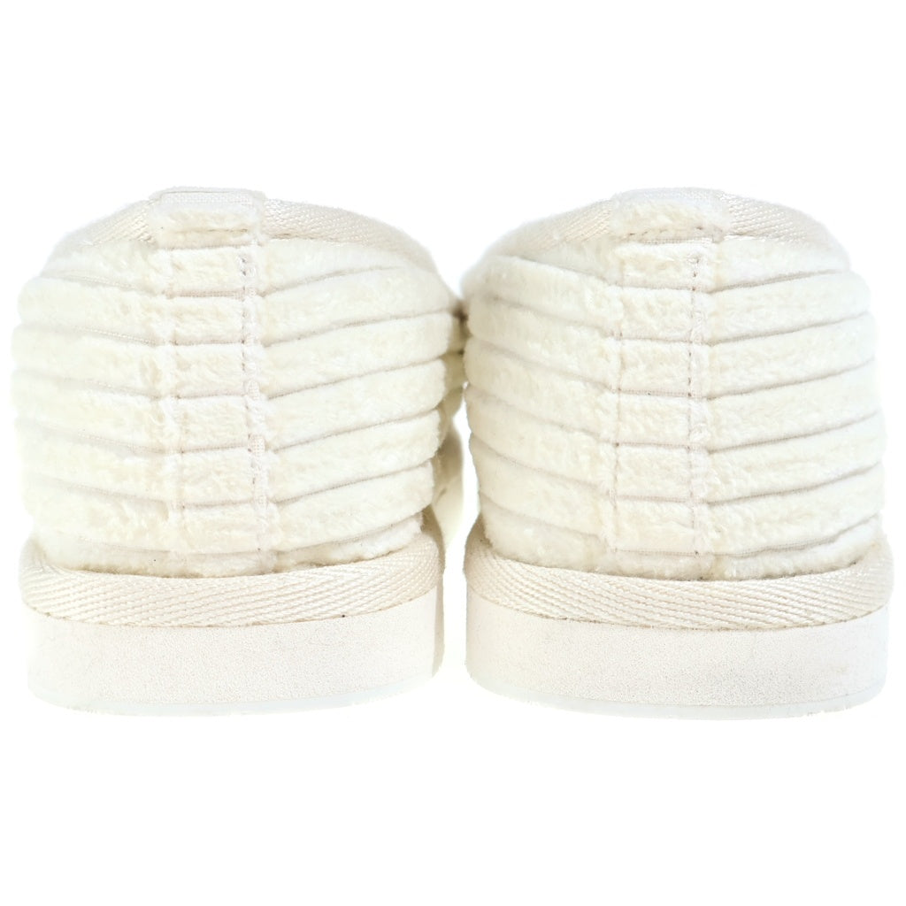 CHROME HEARTS(クロムハーツ) SLIPPER コーデュロイダガー装飾スリッポンルームスリッパ ホワイト/シルバー