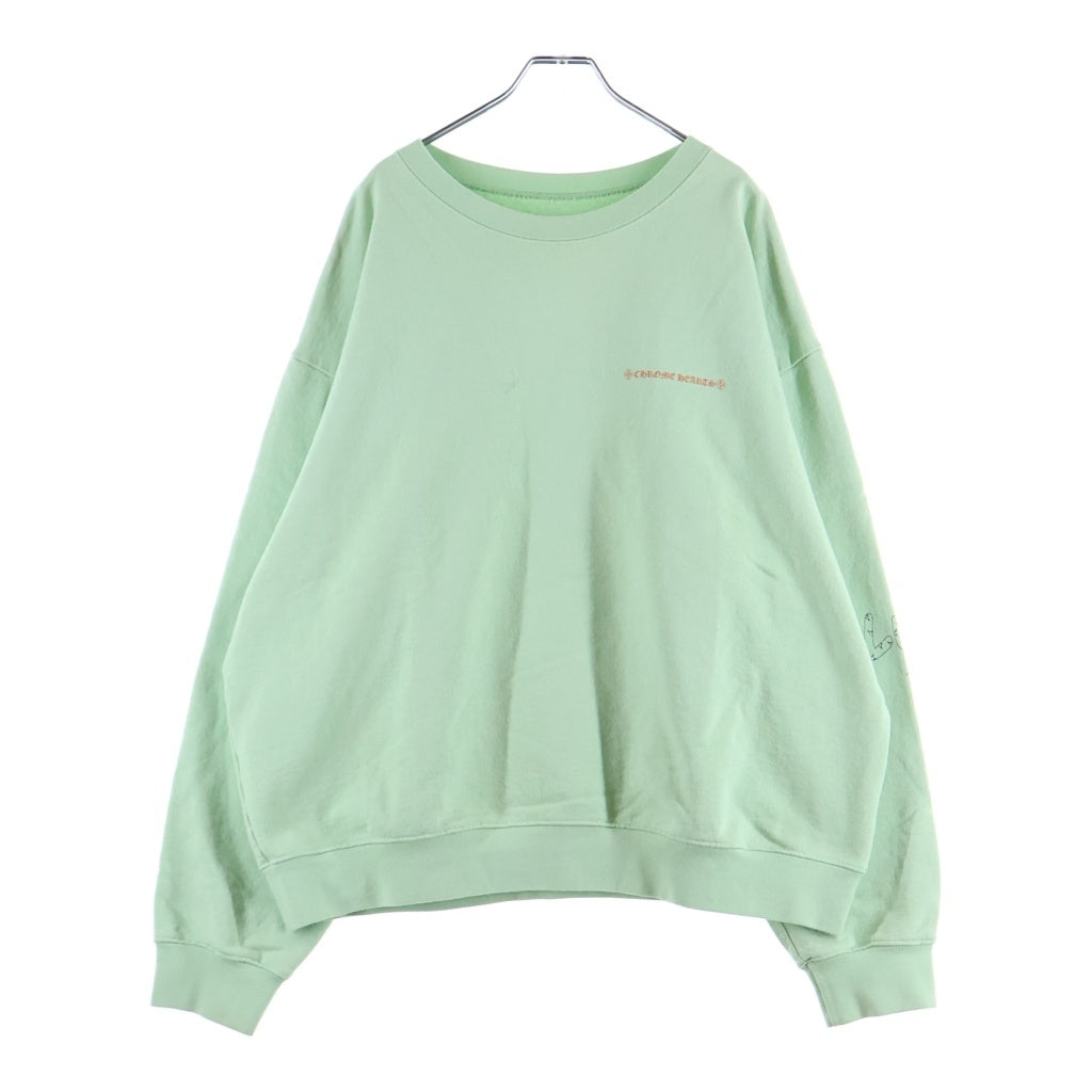 CHROME HEARTS(クロムハーツ) MATTY BOY PPO SEAFORM SWTSHRT マッティボーイ プルオーバースウェット ライトグリーン