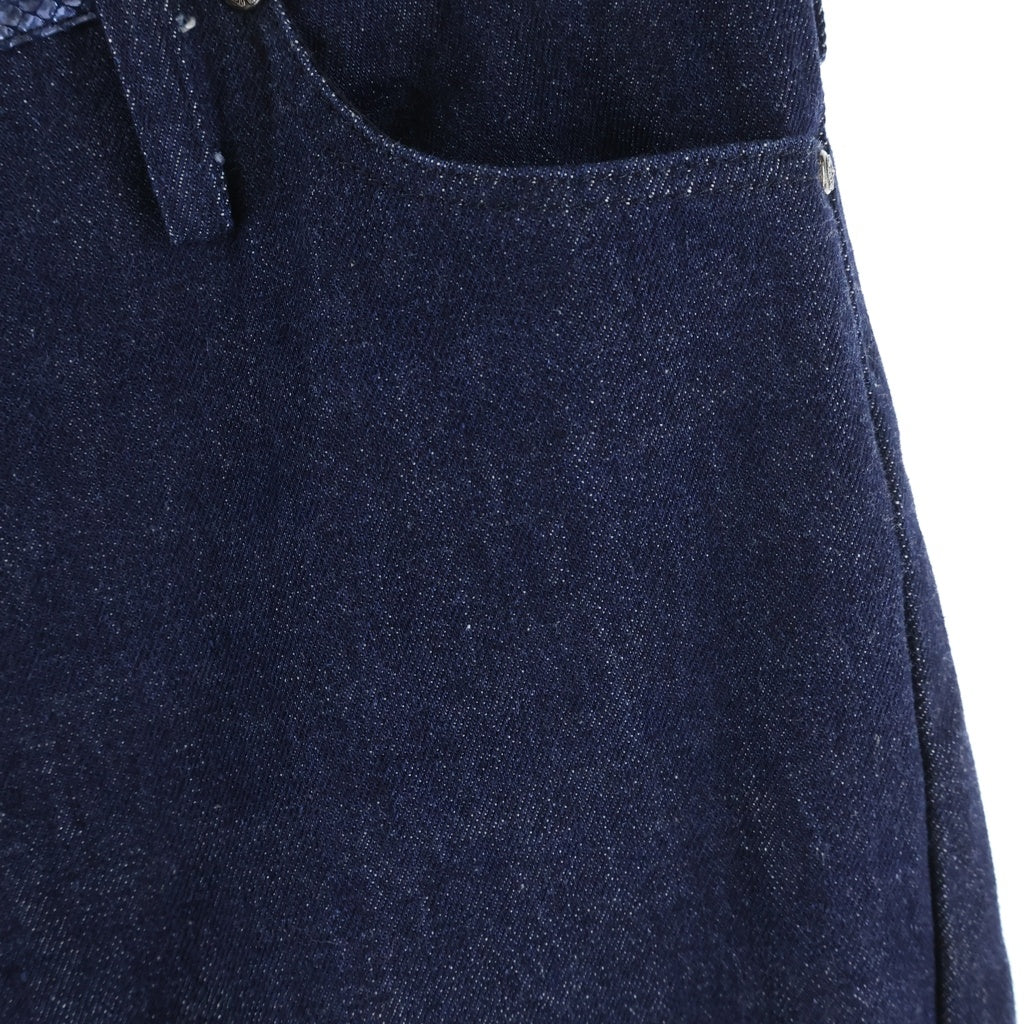 CHROME HEARTS(クロムハーツ) OLD 5POCKET STRAIGHT DENIM PANTS オールド デニムストレートパンツ 5ポケット インディゴ レディース