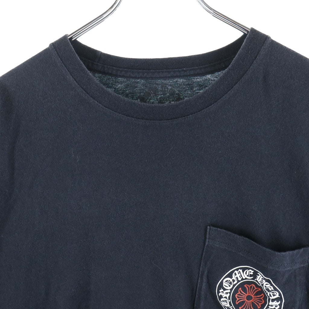 CHROME HEARTS(クロムハーツ) CH L/S 1 STAFF EXCLUSIVE ホースシュープリント半袖カットソー STAFF限定 ブラック/レッド/ホワイト