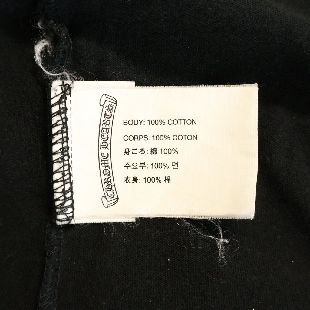 CHROME HEARTS(クロムハーツ) CH L/S 1 STAFF EXCLUSIVE ホースシュープリント長袖カットソー STAFF限定 ブラック/レッド