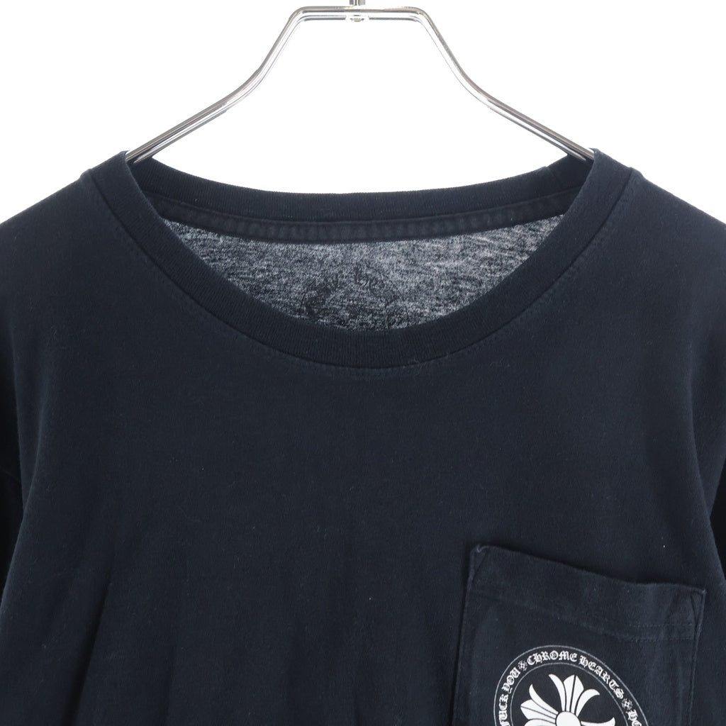 CHROME HEARTS(クロムハーツ) CH L/S 2 バックCHプラスプリント長袖カットソー ブラック/ホワイト