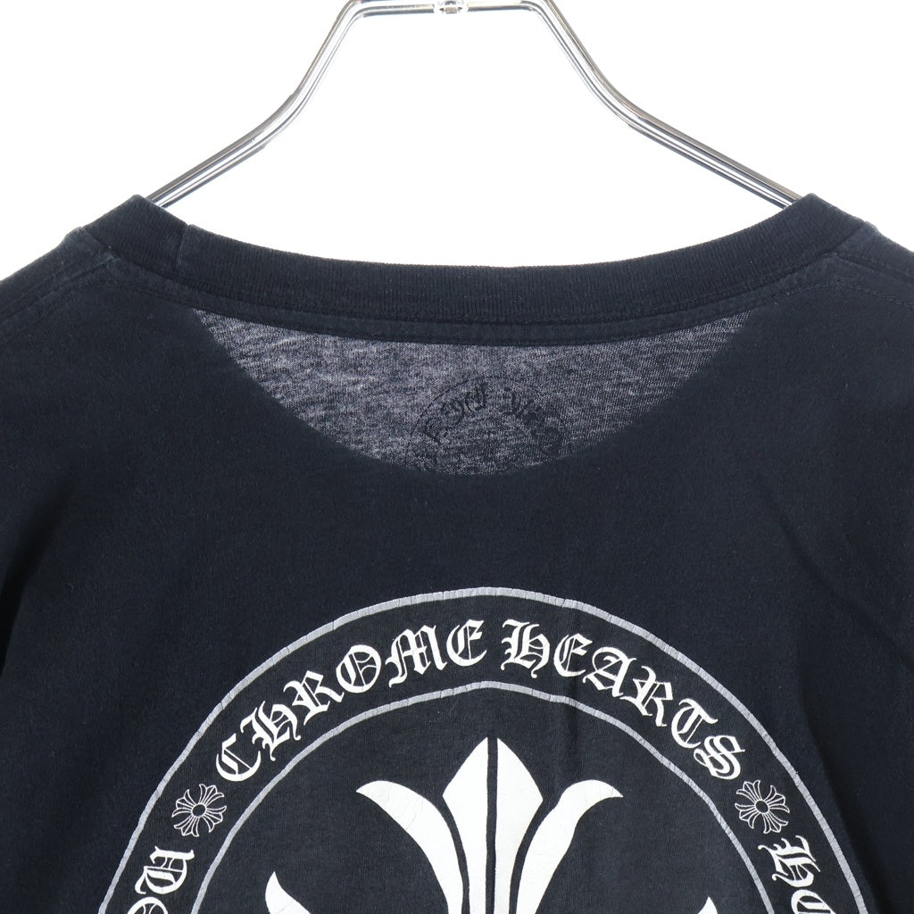 CHROME HEARTS(クロムハーツ) CH L/S 2 バックCHプラスプリント長袖カットソー ブラック/ホワイト