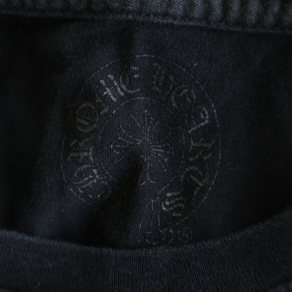 CHROME HEARTS(クロムハーツ) CH L/S 2 バックCHプラスプリント長袖カットソー ブラック/ホワイト