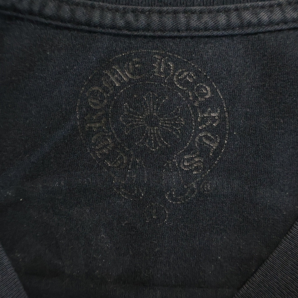 CHROME HEARTS(クロムハーツ) CH L/S 1 STAFF EXCLUSIVE ホースシュープリント長袖カットソー STAFF限定 ブラック/レッド/ホワイト