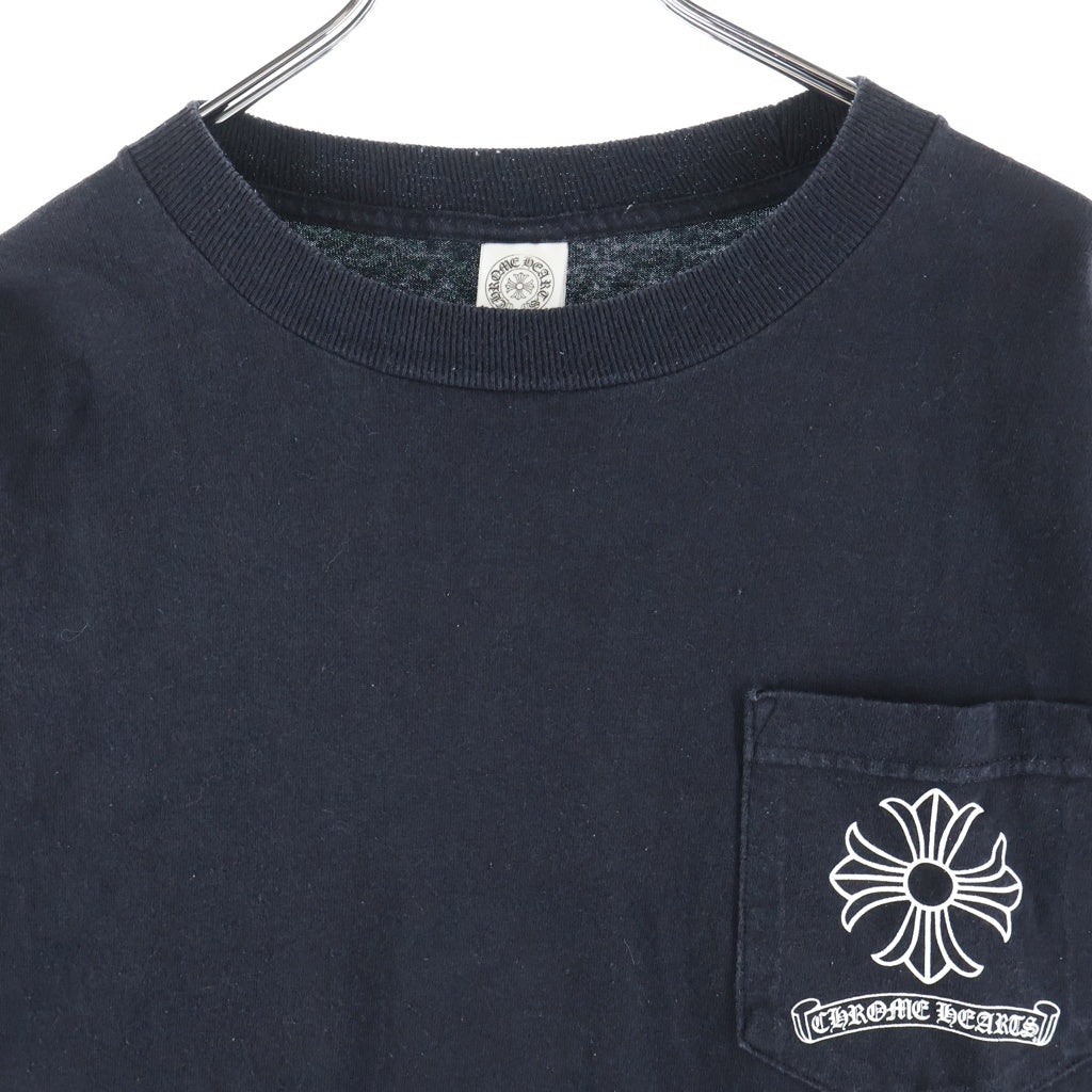 CHROME HEARTS(クロムハーツ) OLD CH L/S 1 STAFF EXCLUSIVE ホースシュープリント長袖カットソー STAFF限定 ブラック/ホワイト