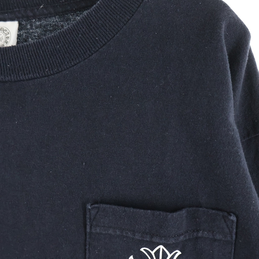CHROME HEARTS(クロムハーツ) OLD CH L/S 1 STAFF EXCLUSIVE ホースシュープリント長袖カットソー STAFF限定 ブラック/ホワイト
