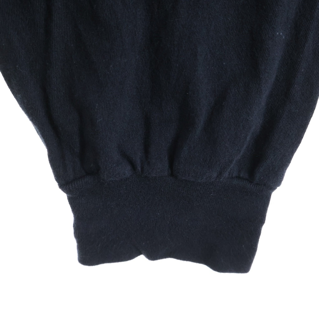 CHROME HEARTS(クロムハーツ) Cemetery Cross Tire Track L/S Tee バックセメタリークロス タイヤトラックプリント長袖Tシャツ ブラック