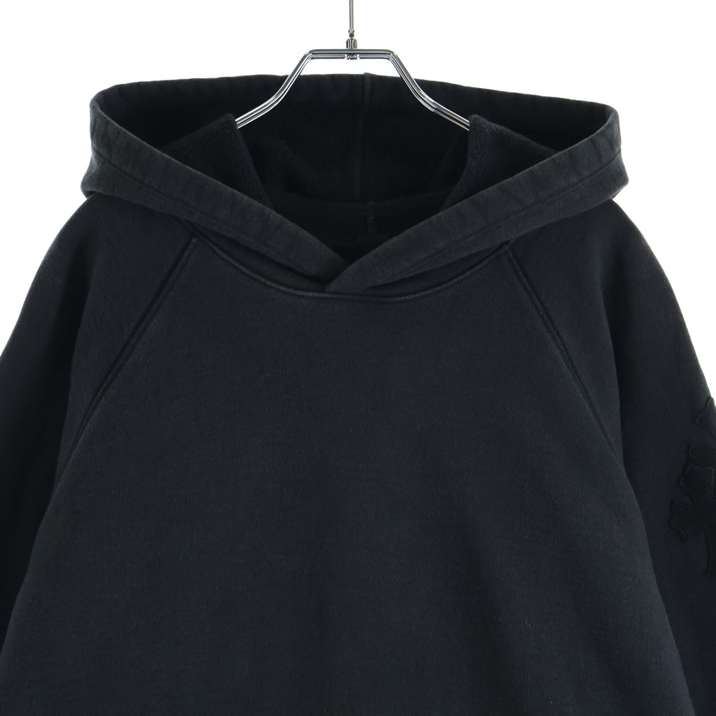 CHROME HEARTS(クロムハーツ) Y NOT ZIP GYN U PAPER JAM ラベル付きクロスパッチ パーカー