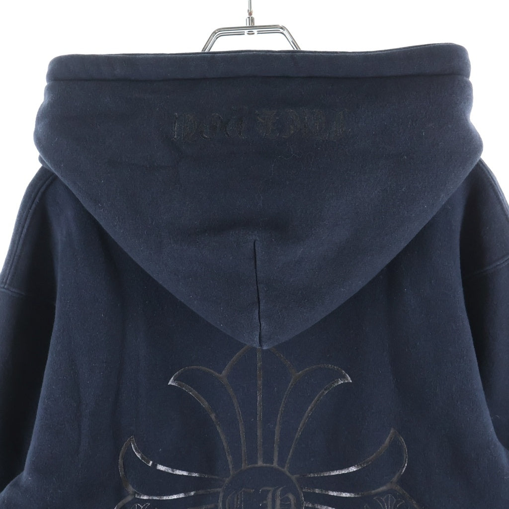CHROME HEARTS(クロムハーツ) OLD THRML SWTSHRT CH PLUS バックCHプラスプリント サーマル裏地プルオーバーパーカー ブラック