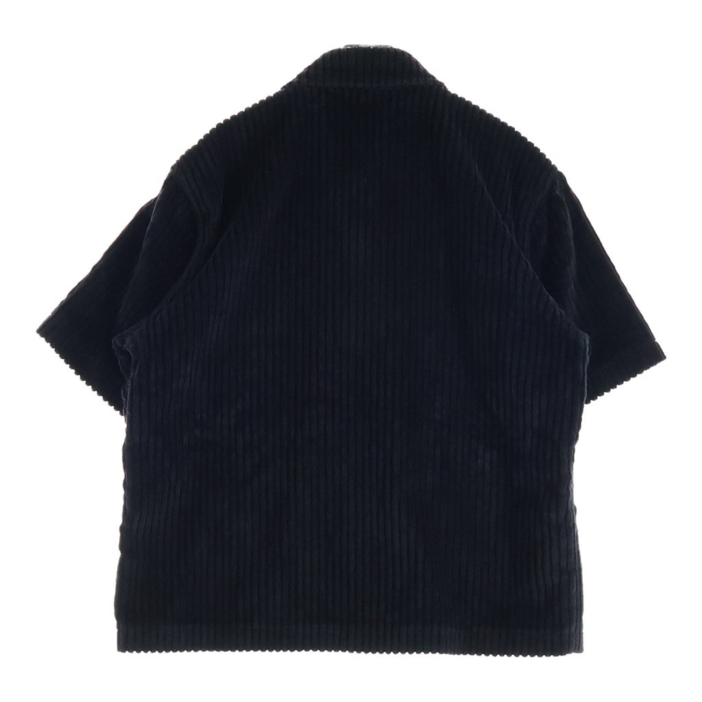 CHROME HEARTS(クロムハーツ) MATTY BOY PPO U THE 69 マッティボーイ コーデュロイ半袖シャツ ブラック/レッド