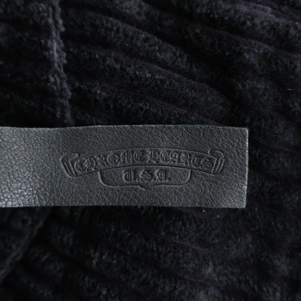 CHROME HEARTS(クロムハーツ) MATTY BOY PPO U THE 69 マッティボーイ コーデュロイ半袖シャツ ブラック/レッド