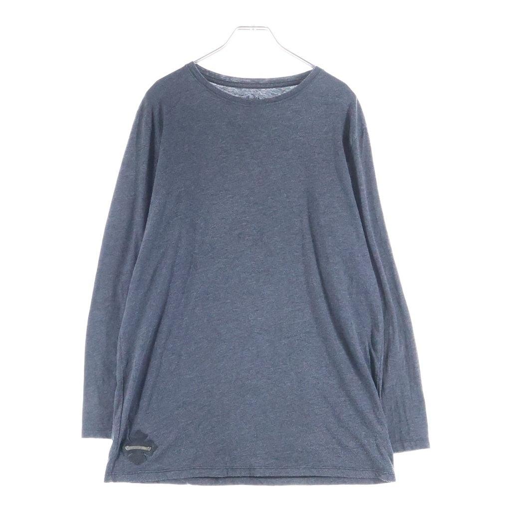 CHROME HEARTS(クロムハーツ) OLD CHプラスパッチ付き 長袖Tシャツ グレー