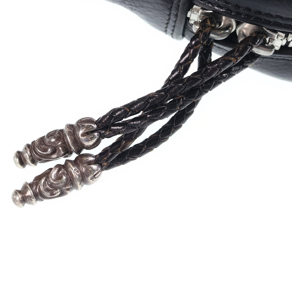 CHROME HEARTS(クロムハーツ) EVERYDAY CARRY SM エブリデイ セメタリークロスパッチレザーハンドバッグ レディース