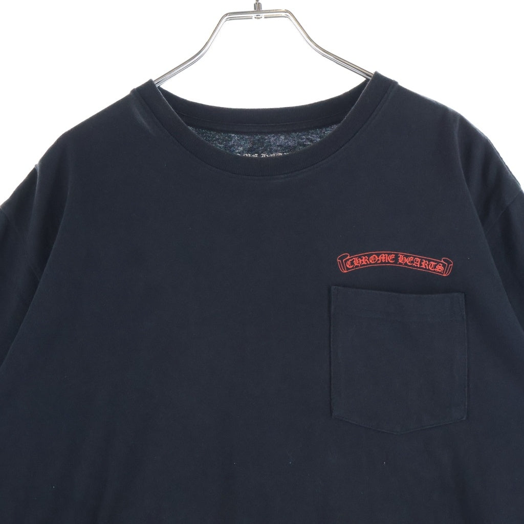 CHROME HEARTS(クロムハーツ) 99 EYES CHOMPER S/S BOYバックプリントTシャツカットソー ブラック/マルチ