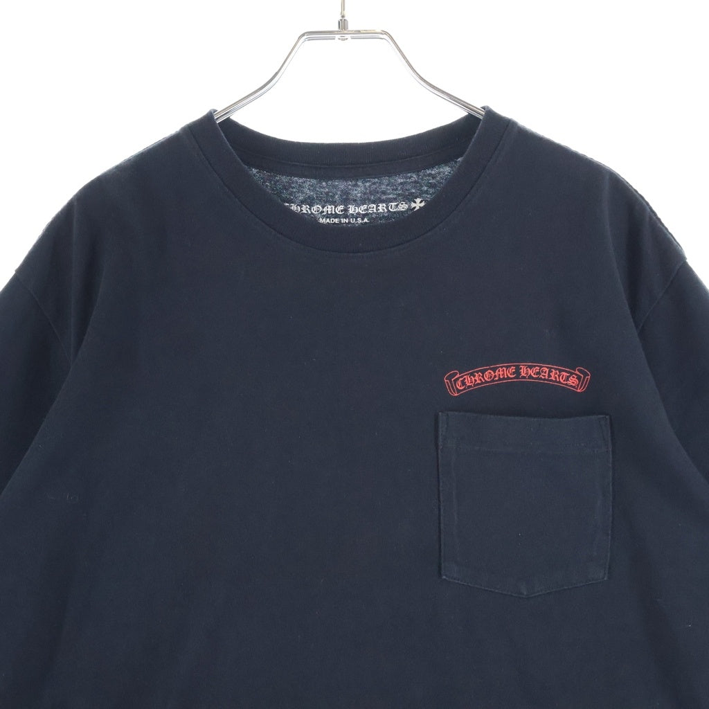 CHROME HEARTS(クロムハーツ) 99 EYES CHOMPER S/S BOYバックプリントTシャツカットソー ブラック/マルチ