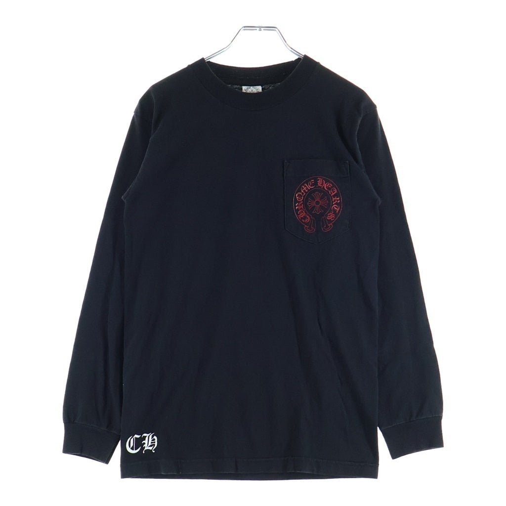 CHROME HEARTS(クロムハーツ) OLD FLORAL L/S オールド バックホースシューフローラルプリント 長袖Tシャツ