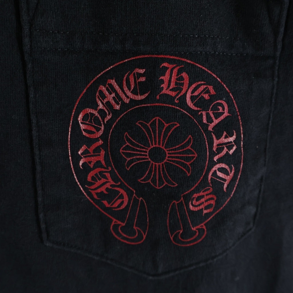 CHROME HEARTS(クロムハーツ) OLD FLORAL L/S オールド バックホースシューフローラルプリント 長袖Tシャツ