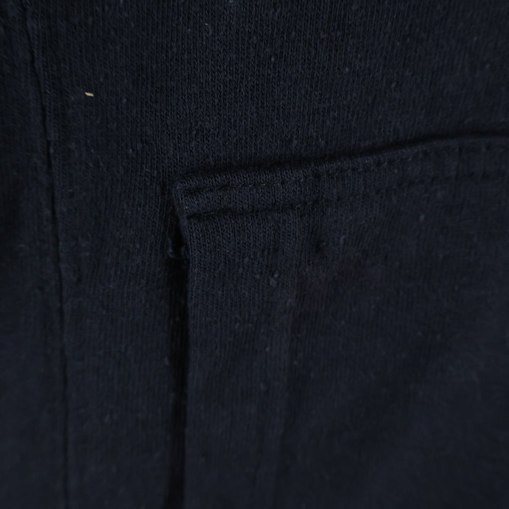 CHROME HEARTS(クロムハーツ) CROSS PATCH SWTSHRT HD HALF-ZIP 袖タイニーCHクロスパッチ付きハーフジップパーカー ブラック