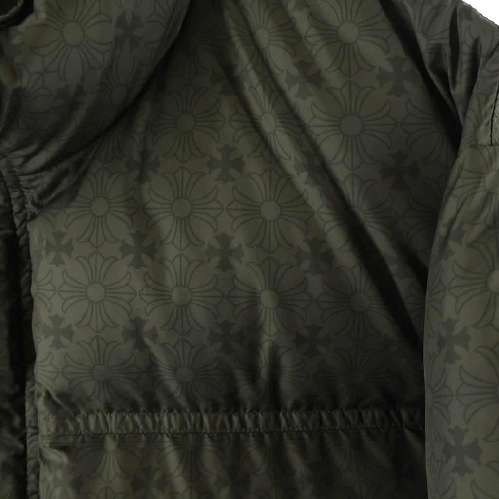 CHROME HEARTS(クロムハーツ) STIFF V2 FBRC スティッフ CHプラス総柄クロスボールボタンダウンジャケット カーキ