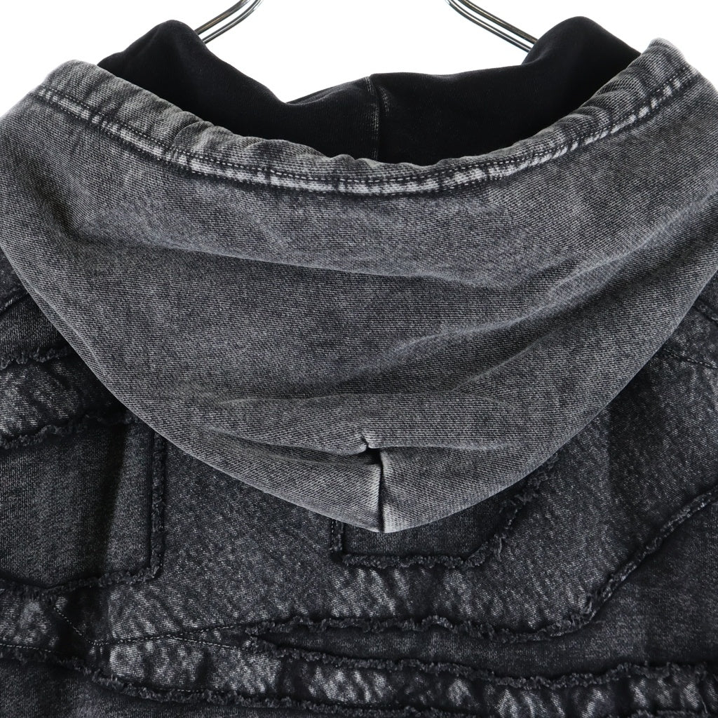 DIESEL(ディーゼル) S-BOXT-HOOD-ZIP-DEN A22809 ジップアップパーカー グレー ー