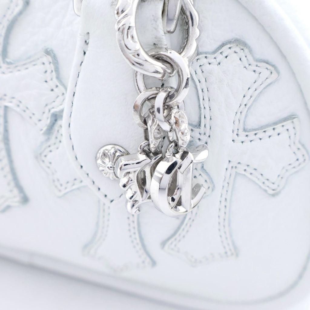 CHROME HEARTS(クロムハーツ) TINY GYM BAG タイニージムバッグ クロスパッチレザーハンドバッグ