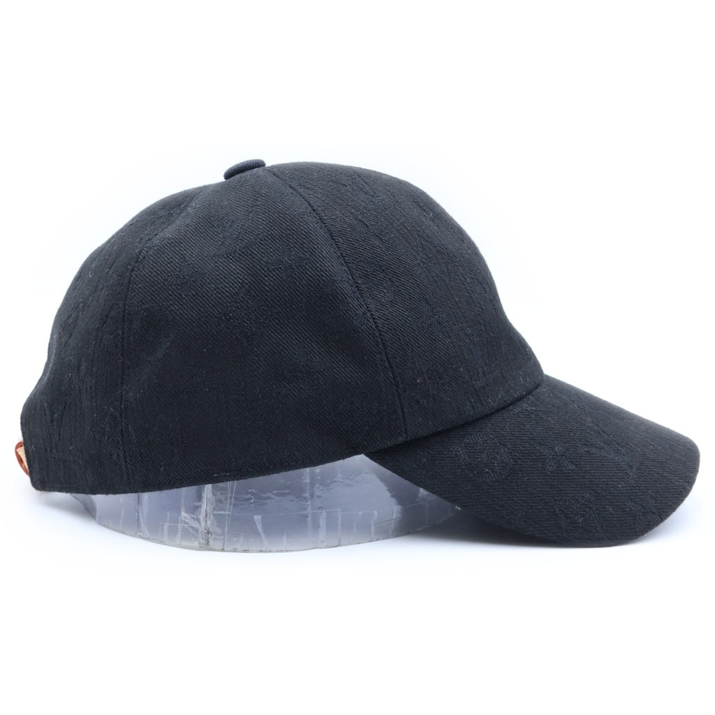 LOUIS VUITTON(ルイヴィトン) モノグラムエッセンシャル ベースボールキャップ 帽子 M76585 ブラック レディース