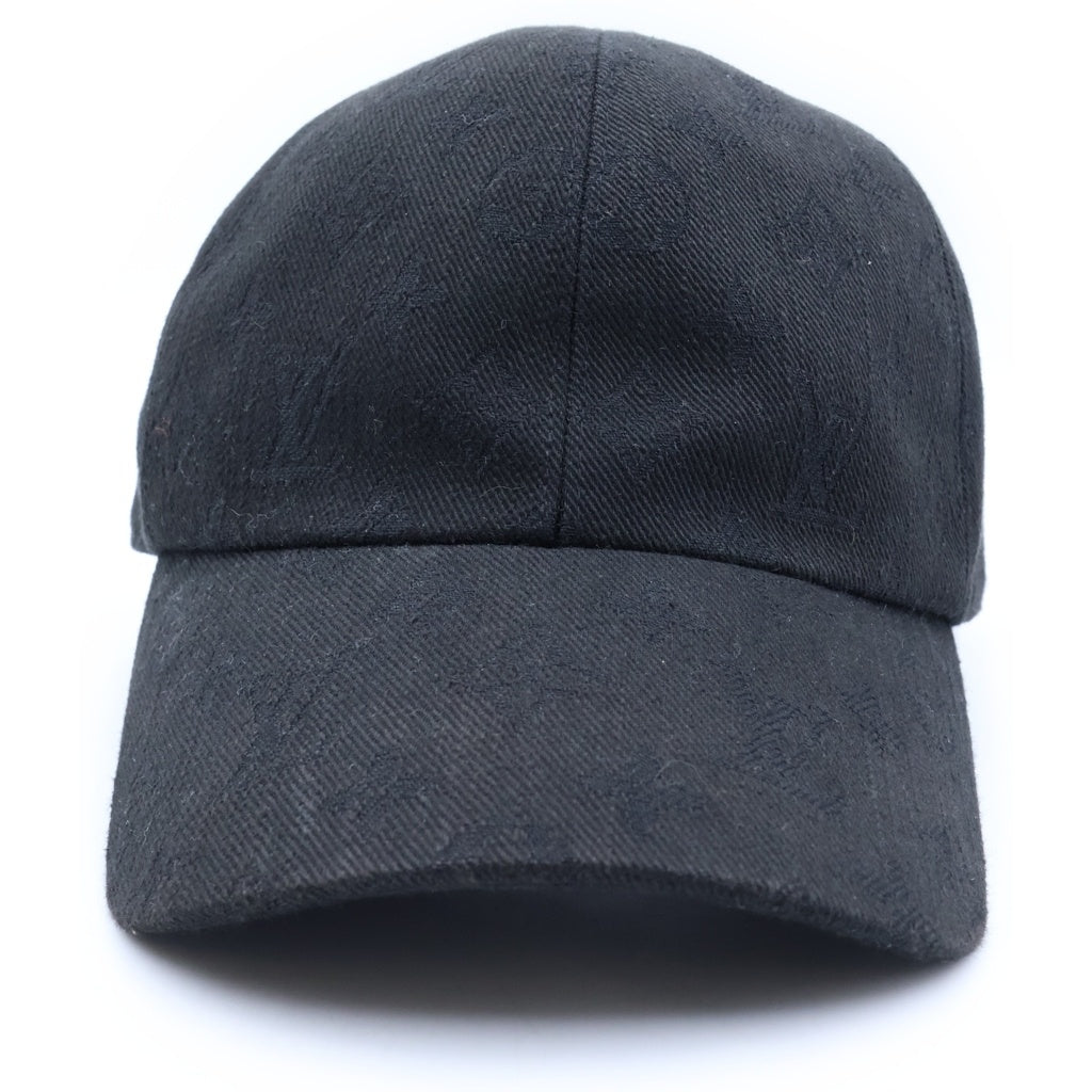 LOUIS VUITTON(ルイヴィトン) モノグラムエッセンシャル ベースボールキャップ 帽子 M76585 ブラック レディース