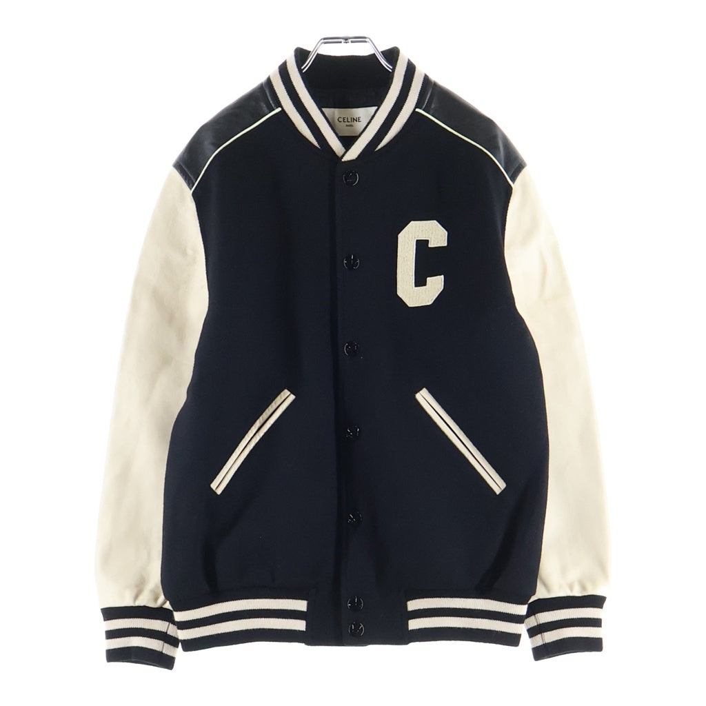 CELINE(セリーヌ) 2V56D896C 38NO クラシック テディジャケット スタジャン アウター ブラック