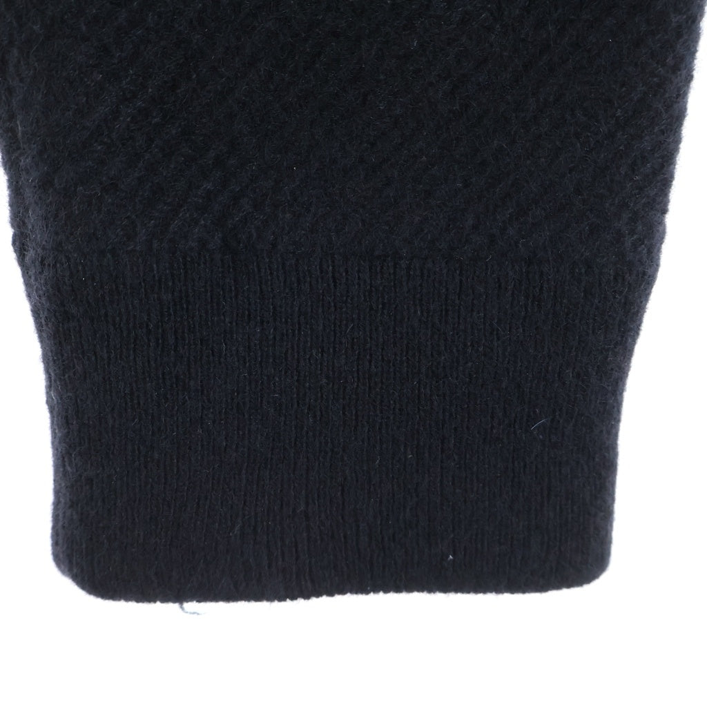 CHROME HEARTS(クロムハーツ) CROSS PATCH CASHMERE SWEAT PANTS クロスパッチ付き カシミアスウェットパンツ ブラック