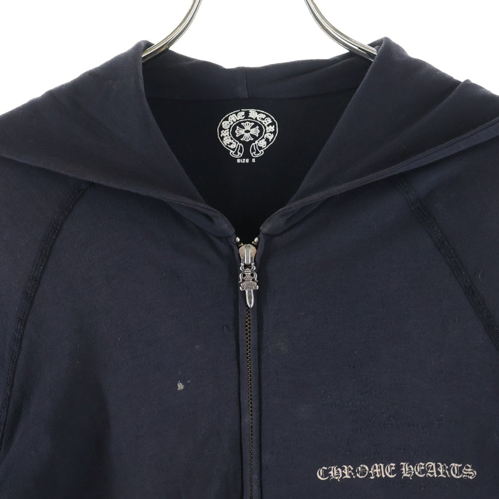 CHROME HEARTS(クロムハーツ) OLD SWTSHRT HD ZIP CHプラスプリントパーカー ブラック