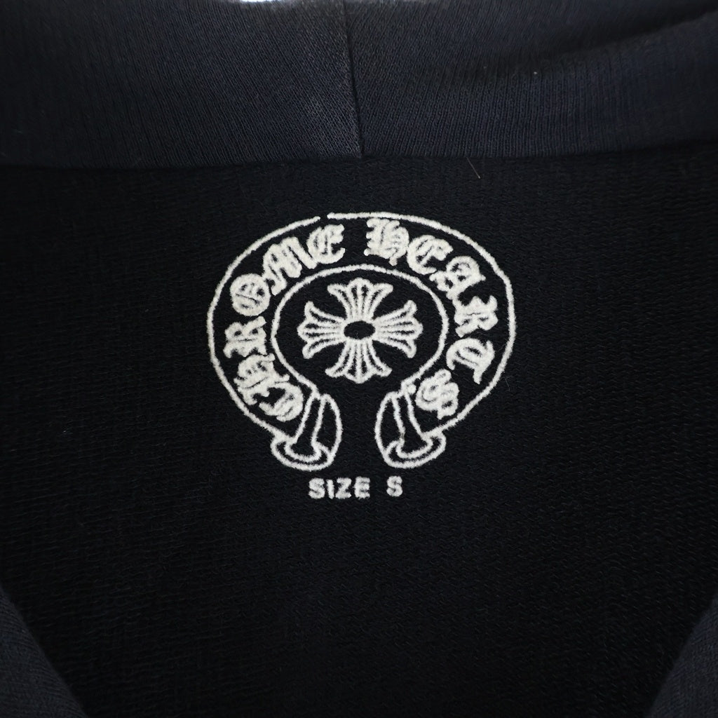 CHROME HEARTS(クロムハーツ) OLD SWTSHRT HD ZIP CHプラスプリントパーカー ブラック