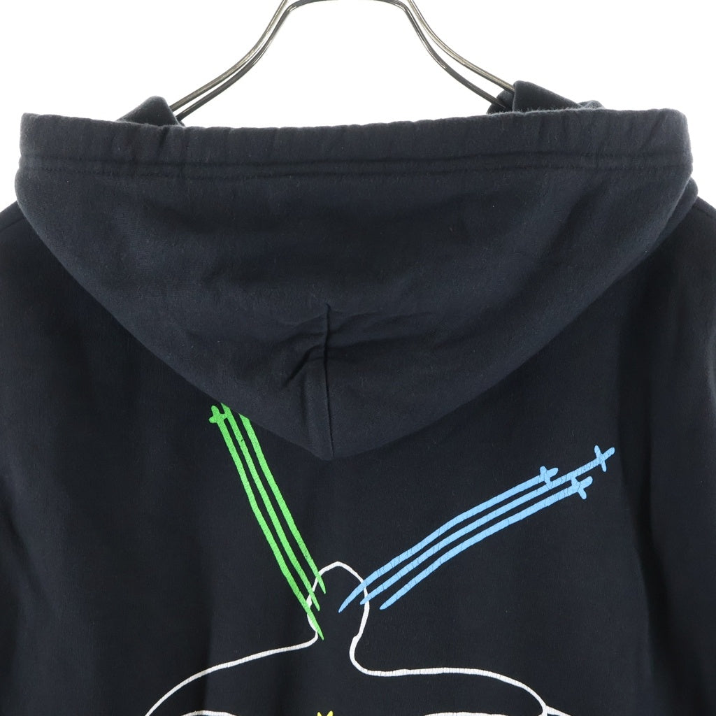 CHROME HEARTS(クロムハーツ) MARINA ABRAMOVIC HOODIE ロゴプリントプルオーバーパーカー ブラック