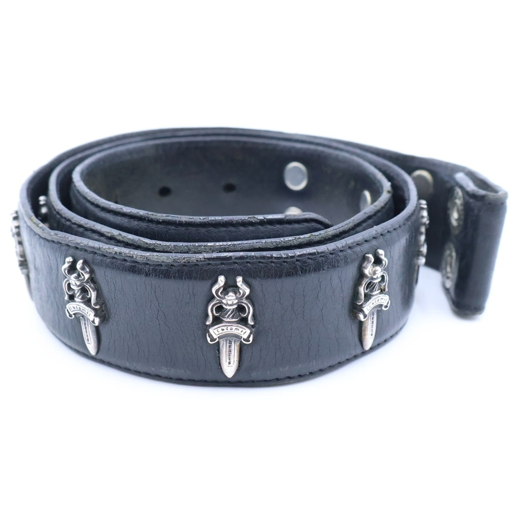 CHROME HEARTS(クロムハーツ) STRAP No5 DGGR #5ダガーローデット レザーベルト