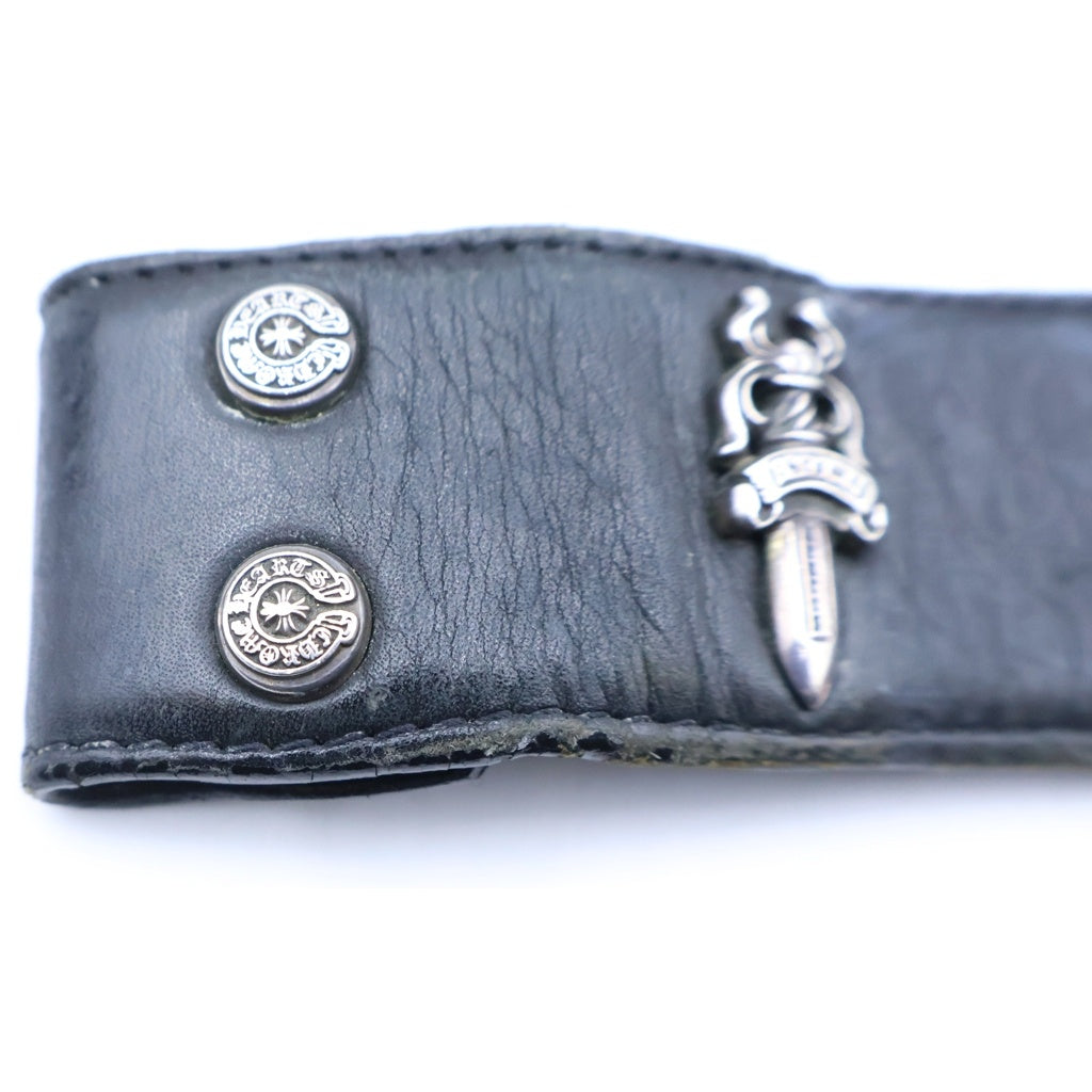 CHROME HEARTS(クロムハーツ) STRAP No5 DGGR #5ダガーローデット レザーベルト