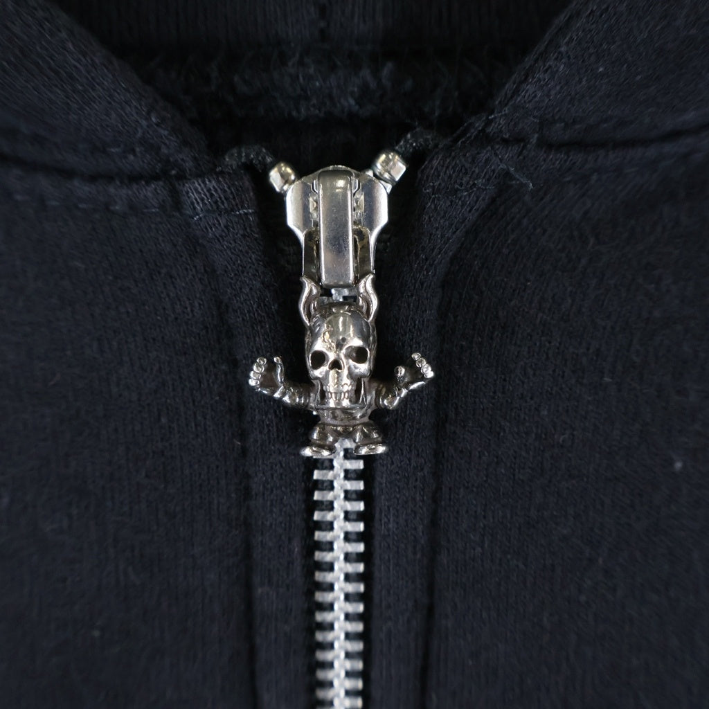 CHROME HEARTS(クロムハーツ) FOTI SWTSHRT THERMAL HD ZIP フォティプリントジップアップサーマルパーカー ブラック