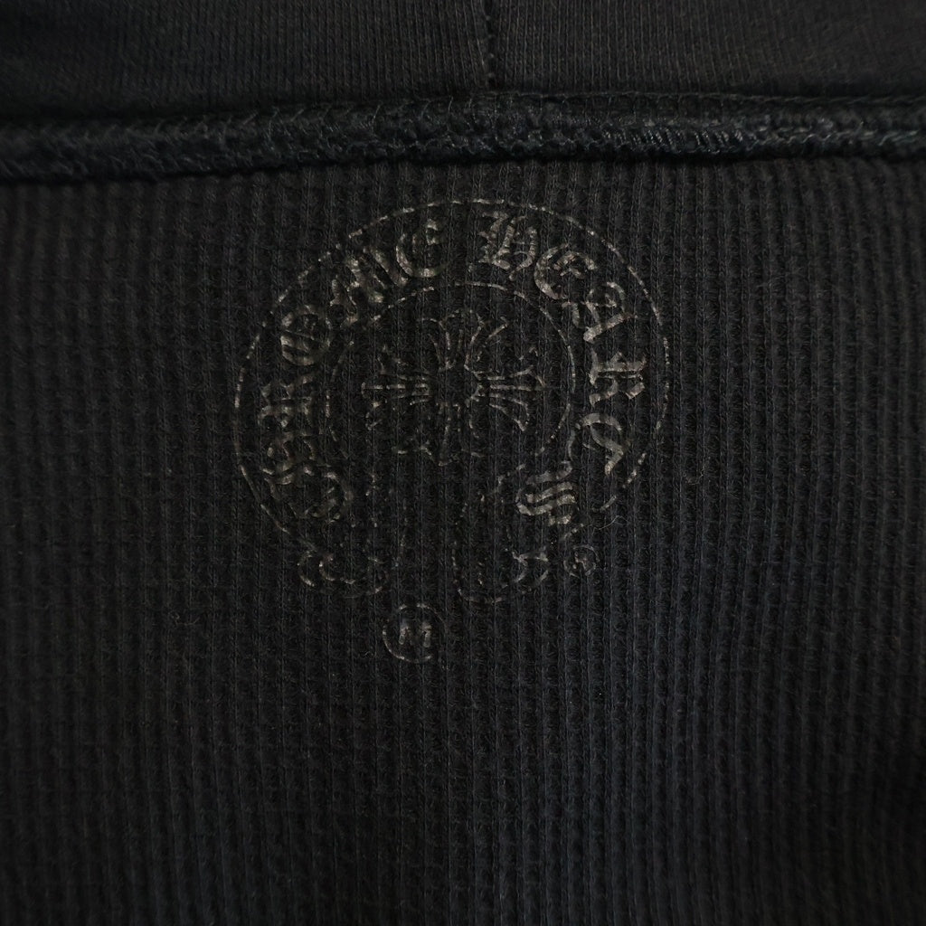CHROME HEARTS(クロムハーツ) FOTI SWTSHRT THERMAL HD ZIP フォティプリントジップアップサーマルパーカー ブラック