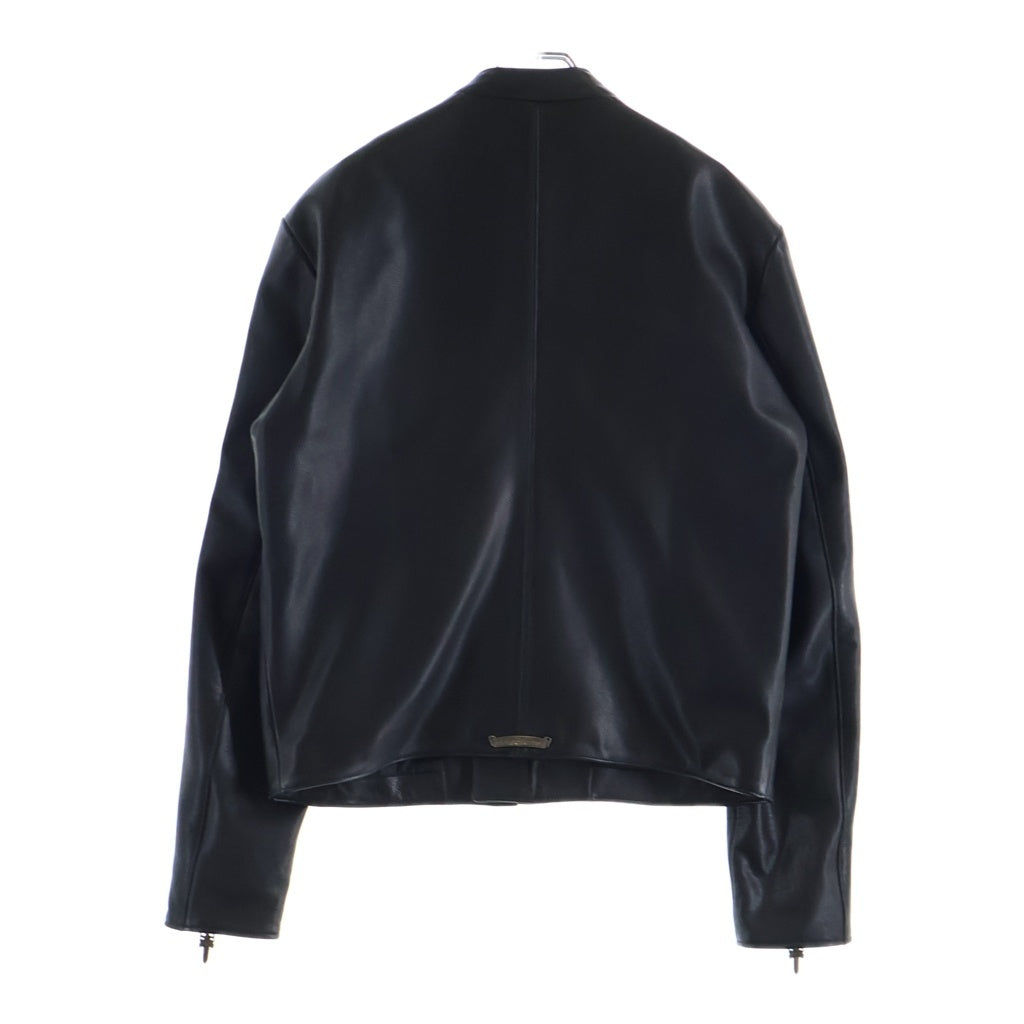 CHROME HEARTS(クロムハーツ) RACING2 AOYAMA LTD レーシング2 青山限定 セメタリークロスパッチ付きレザージャケット ブラック/レッド/ホワイト