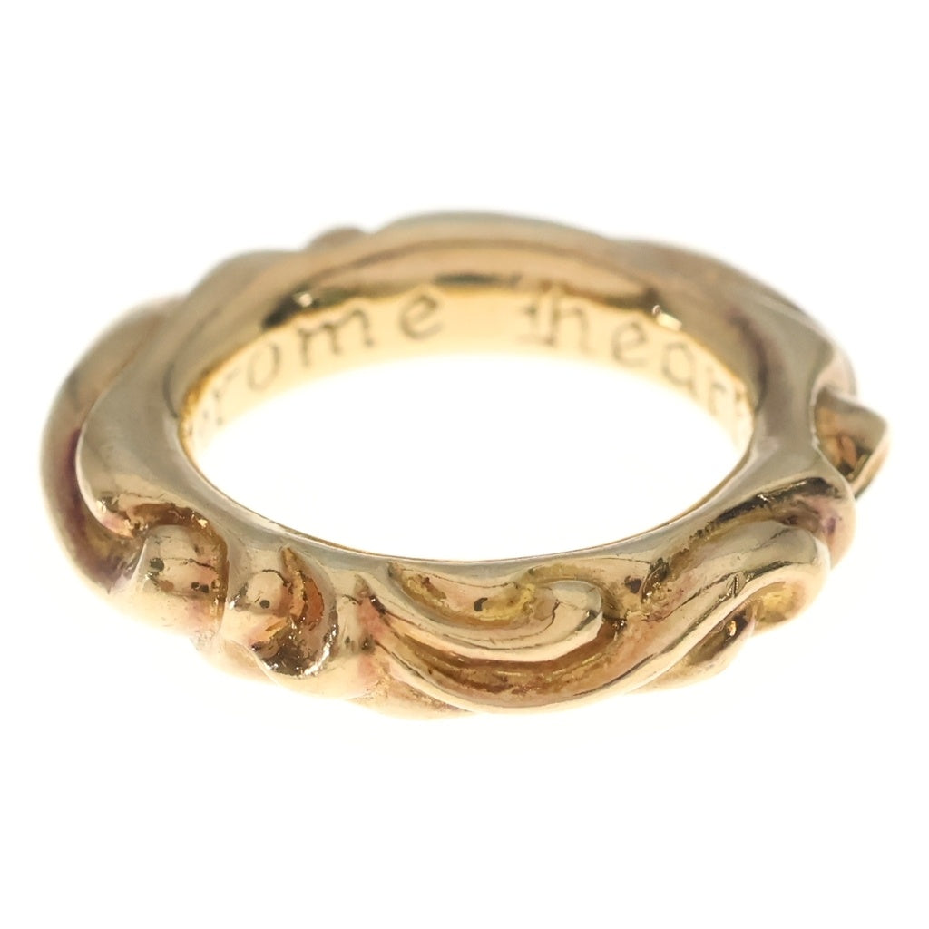 CHROME HEARTS(クロムハーツ) 22K SCRL BAND スクロールバンド リング ゴールド BCA416
