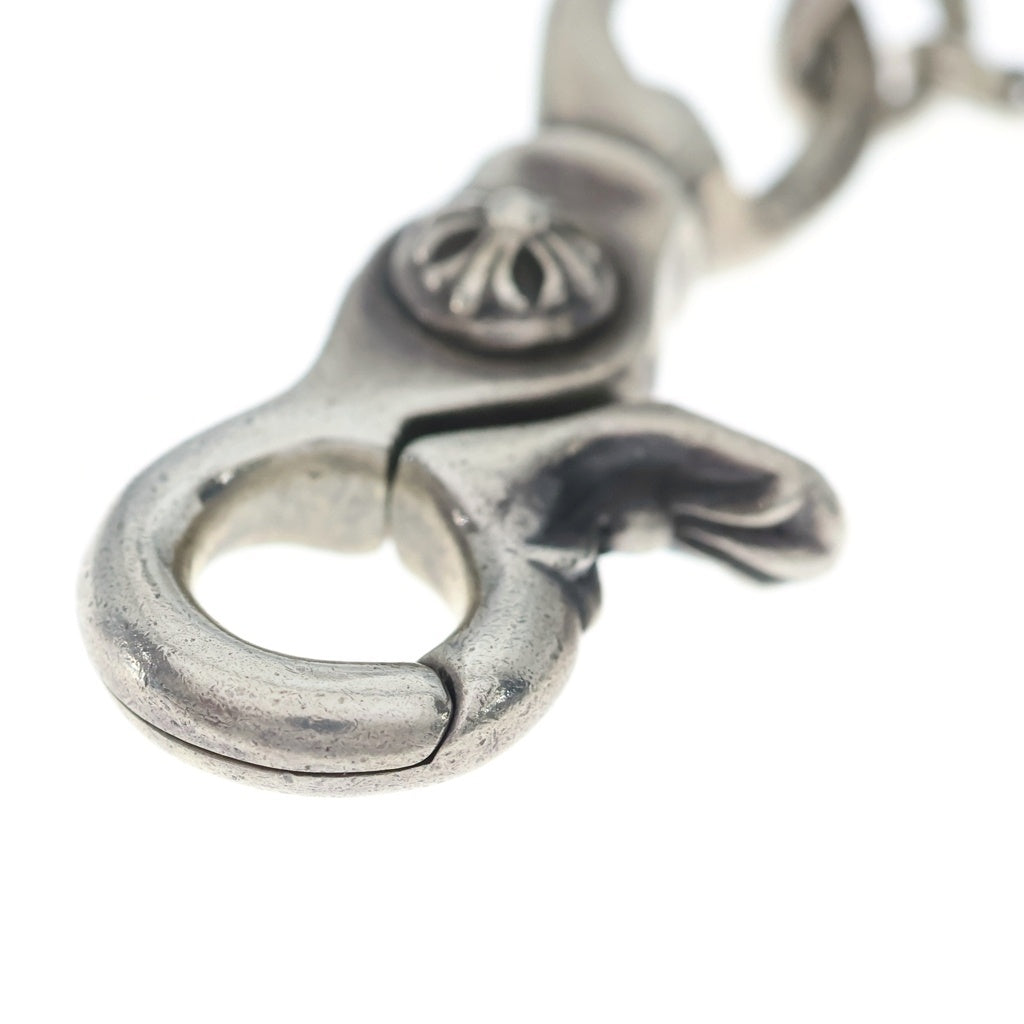 CHROME HEARTS(クロムハーツ) 1BALL LONG-S/1クリップロング#1クロスボール ウォレットチェーン シルバー BCA384
