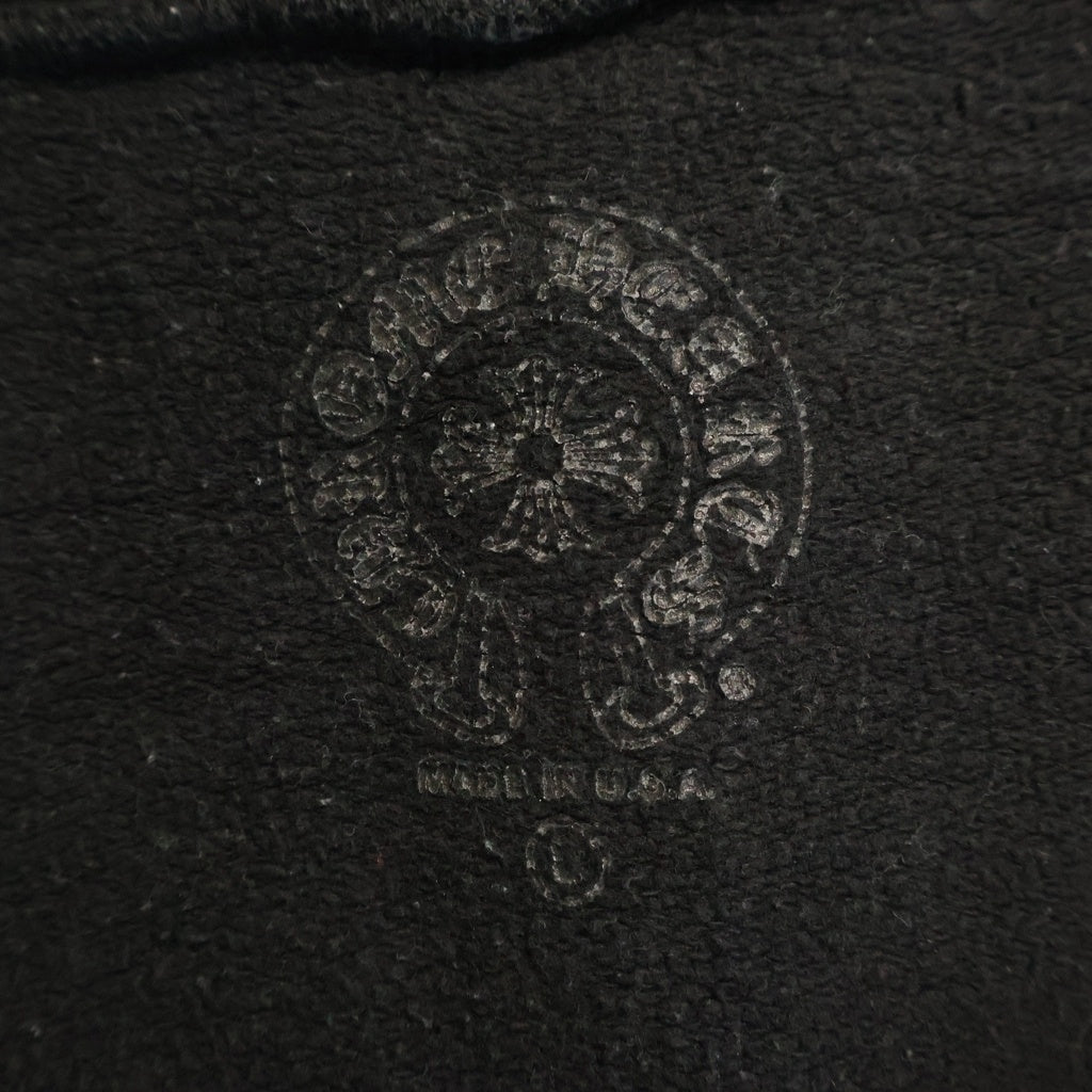 CHROME HEARTS(クロムハーツ) SWTSHRT HD ZIP 台北限定バックホースシューパーカー ブラック/ホワイト